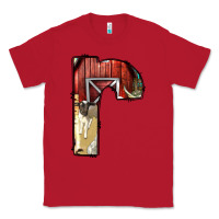 Red farm life alphabet lowercase letters r Classic Tee - BundleAndBundleShop