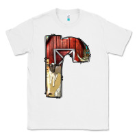 White farm life alphabet lowercase letters r Classic Tee - BundleAndBundleShop