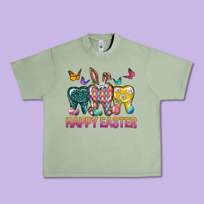 Happy Easter Dental Urban Heavy Tee Designed By Neo Western