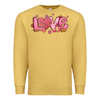 Antique Gold love mexican conchas valentines day Premium Sweatshirt - MaliasSmallBusiness
