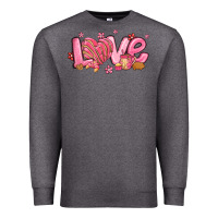 Charcoal Heather love mexican conchas valentines day Premium Sweatshirt - MaliasSmallBusiness