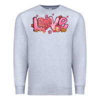 Heather Grey love mexican conchas valentines day Premium Sweatshirt - MaliasSmallBusiness