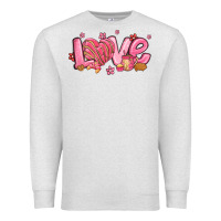 Oatmeal Heather love mexican conchas valentines day Premium Sweatshirt - MaliasSmallBusiness