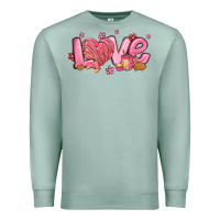 Seafoam love mexican conchas valentines day Premium Sweatshirt - MaliasSmallBusiness