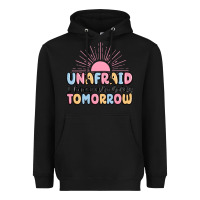 Black unafraid i know who holds tomorrow Heavyweight Hoodie - MaliasSmallBusiness