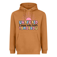 Meerkat unafraid i know who holds tomorrow Heavyweight Hoodie - MaliasSmallBusiness