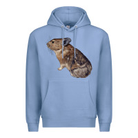 Colony Blue pika Premium Hoodie - LillyAllenDesigns