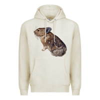 Oatmeal Heather pika Premium Hoodie - LillyAllenDesigns