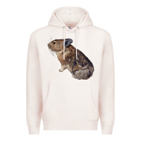 Pale Pink pika Premium Hoodie - LillyAllenDesigns