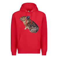 Red pika Premium Hoodie - LillyAllenDesigns