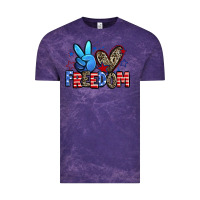 Cloud Purple peace love freedom Vintage Tee - Zillion Design Studio