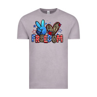 Vintage Zinc peace love freedom Vintage Tee - Zillion Design Studio