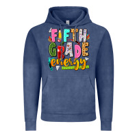 Vintage Denim fifth grade energy Vintage Hoodie - texasbilliewilder