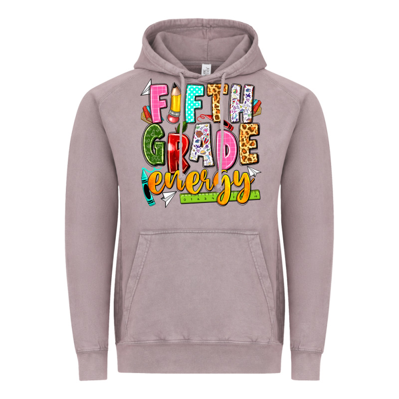 Fifth Grade Energy Vintage Hoodie by texasbilliewilder | Teevron