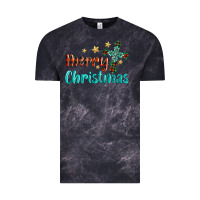 Cloud Black merry christmas turquoise gemstones cross Vintage Tee - BarkalooDesign