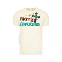 Vintage Arctic merry christmas turquoise gemstones cross Vintage Tee - BarkalooDesign