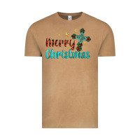 Vintage Camel merry christmas turquoise gemstones cross Vintage Tee - BarkalooDesign