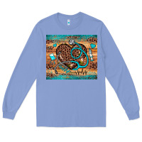 Colony Blue nurse leopard heart Long Sleeve Tee - JahusDesignShop