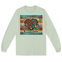 Matcha nurse leopard heart Long Sleeve Tee - JahusDesignShop