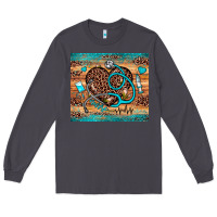 Smoke nurse leopard heart Long Sleeve Tee - JahusDesignShop