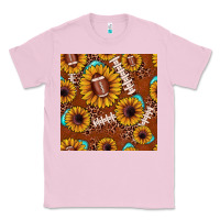 Bubblegum Pink football leopard sunflower seamless pattern Classic Tee - JahusDesignShop