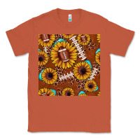 Copper football leopard sunflower seamless pattern Classic Tee - JahusDesignShop
