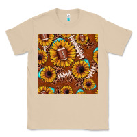 Mushroom football leopard sunflower seamless pattern Classic Tee - JahusDesignShop