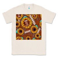 Natural football leopard sunflower seamless pattern Classic Tee - JahusDesignShop