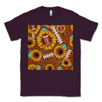 Plum football leopard sunflower seamless pattern Classic Tee - JahusDesignShop
