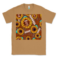Toasted Coconut football leopard sunflower seamless pattern Classic Tee - JahusDesignShop
