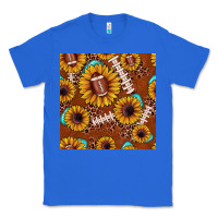 True Royal football leopard sunflower seamless pattern Classic Tee - JahusDesignShop