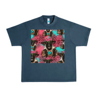 Midnight Navy black sheep seamless pattern Urban Heavy Tee - HRA Design Shop