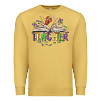 Antique Gold teacher mardi gras Premium Sweatshirt - MaliasSmallBusiness