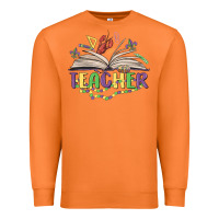 Carrot teacher mardi gras Premium Sweatshirt - MaliasSmallBusiness