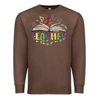 Chestnut teacher mardi gras Premium Sweatshirt - MaliasSmallBusiness