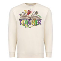 Sandshell teacher mardi gras Premium Sweatshirt - MaliasSmallBusiness