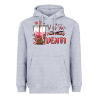 Heather Grey v is for valentine venti Heavyweight Hoodie - MaliasSmallBusiness