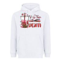 White v is for valentine venti Heavyweight Hoodie - MaliasSmallBusiness