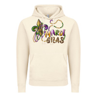 Vintage Artic mardi gras fleur de lis and beads Vintage Hoodie - RanaPortraitStore
