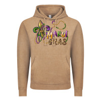 Vintage Coffee mardi gras fleur de lis and beads Vintage Hoodie - RanaPortraitStore