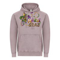 Vintage Zinc mardi gras fleur de lis and beads Vintage Hoodie - RanaPortraitStore