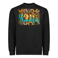 Black thankful pumpkin Heavyweight Sweatshirt - RanaPortraitStore