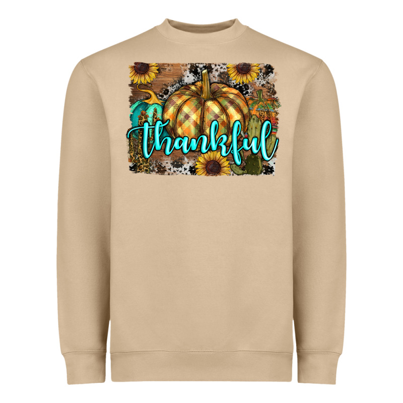 Thankful Pumpkin Heavyweight Sweatshirt by RanaPortraitStore | Teevron