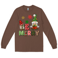 Chestnut be merry Long Sleeve Tee - BundleAndBundleShop