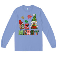 Colony Blue be merry Long Sleeve Tee - BundleAndBundleShop