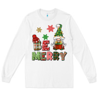 White be merry Long Sleeve Tee - BundleAndBundleShop