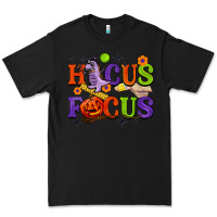 Black hocus focus halloween teacher Premium Tee - BarkalooDesign