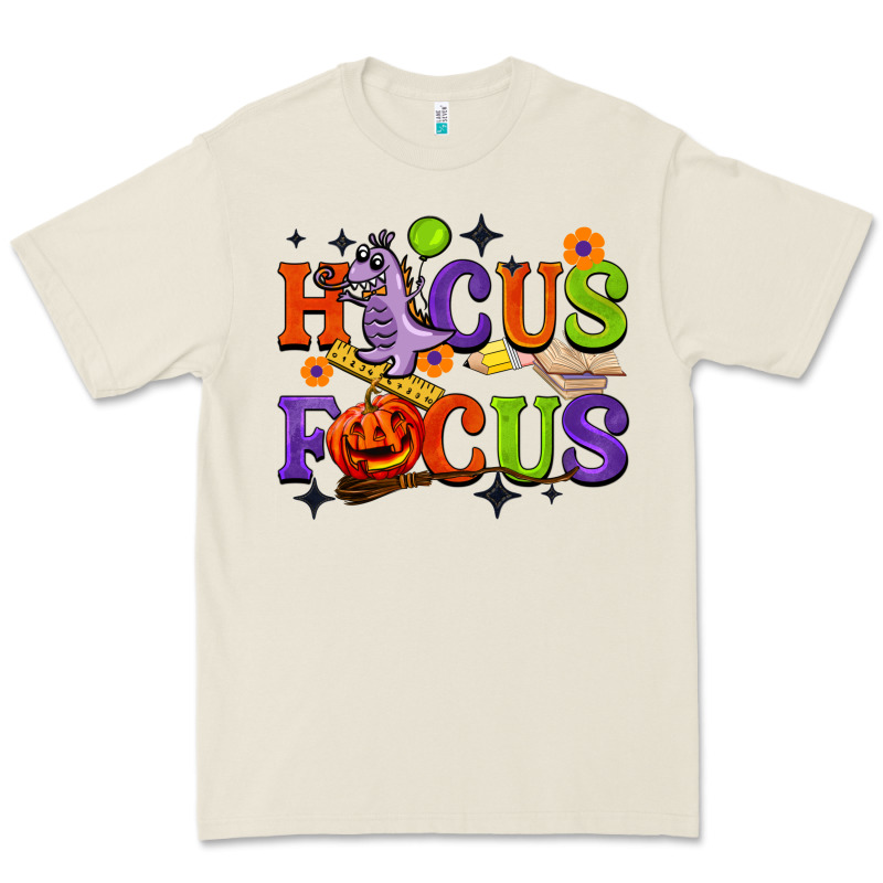 Hocus Focus Halloween Teacher Premium Tee by BarkalooDesign | Teevron