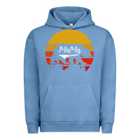 Pigment Pebble Blue Mama Bear Urban Hoodie - Bettercallsaul