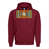 Burgundy mom goat sunflowers license plate Zipper Hoodie - Artiststas
